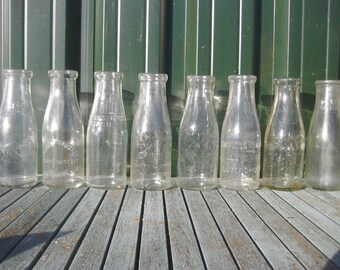 Wedding centerpiece milk bottle | Etsy Mini Milk Bottle Table Lamp | Glass