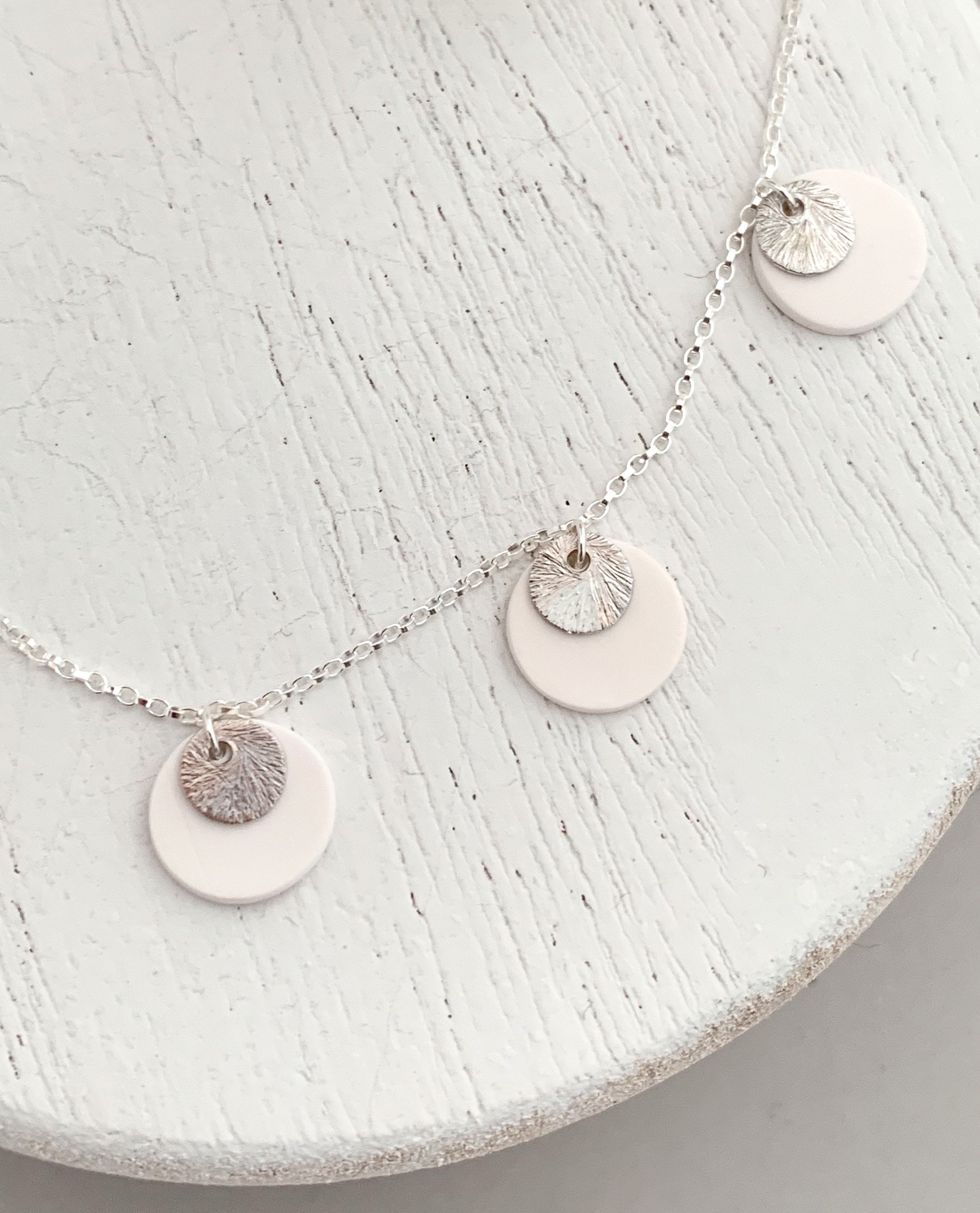 The Mini Chloe Necklace, Small Polymer Clay Charms With Tiny