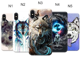 Wolf moon fantasy wild dog wolves Samsung S10 Case