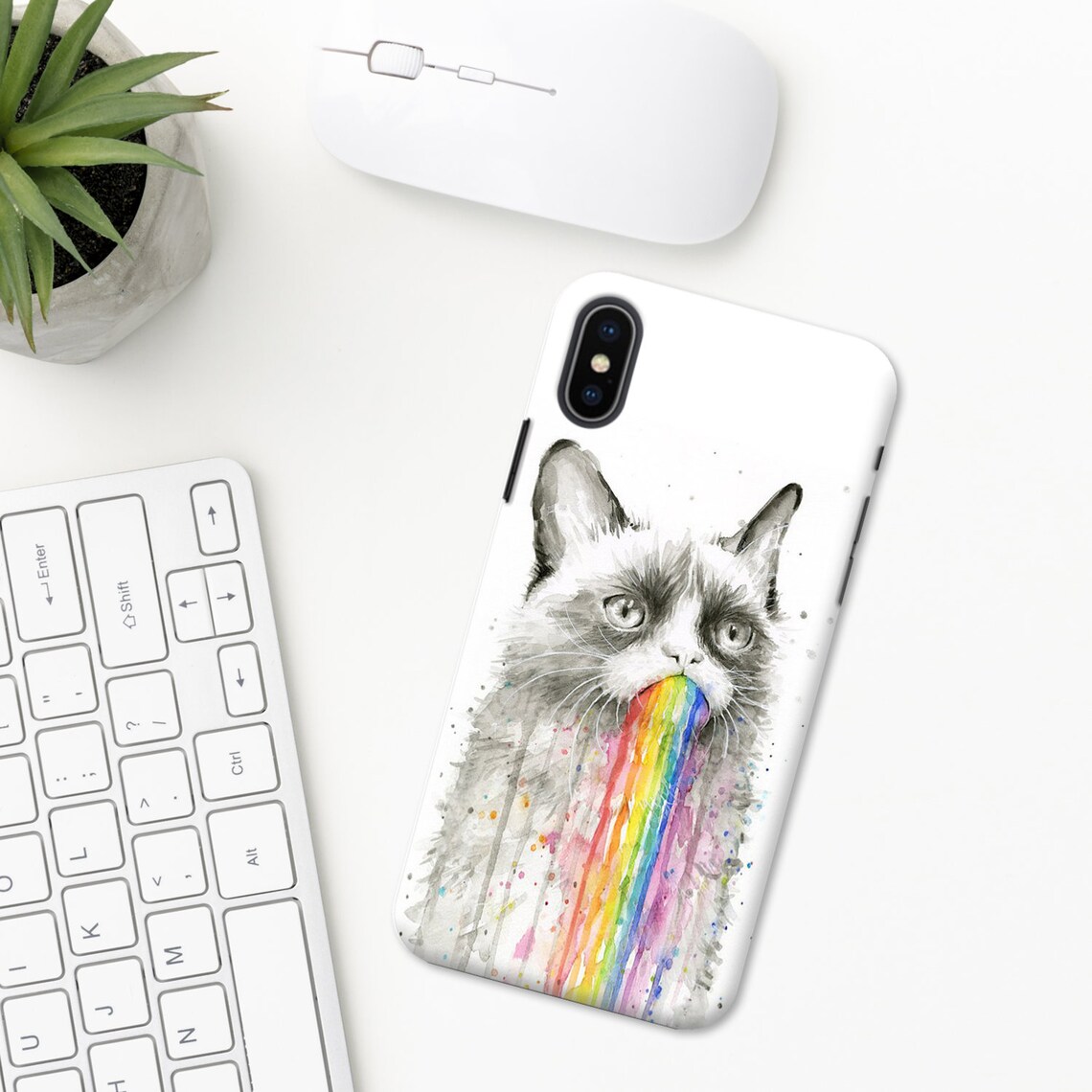 Grumpy Cat iPhone case 12 mini 11 Pro Max X XR XS 8 Plus 7 6 | Etsy