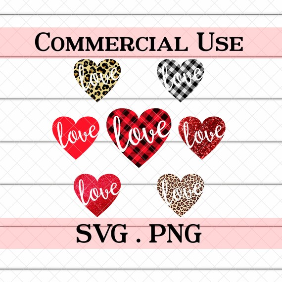 Download Love Pattern Hearts Png Psd Etsy