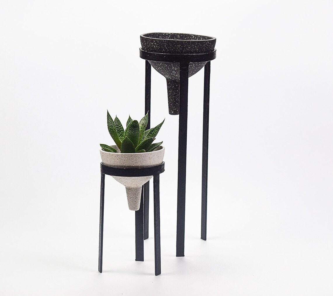 Plant Pot & Stand Handmade Plant Pot Contemporary Plant Pot Modern