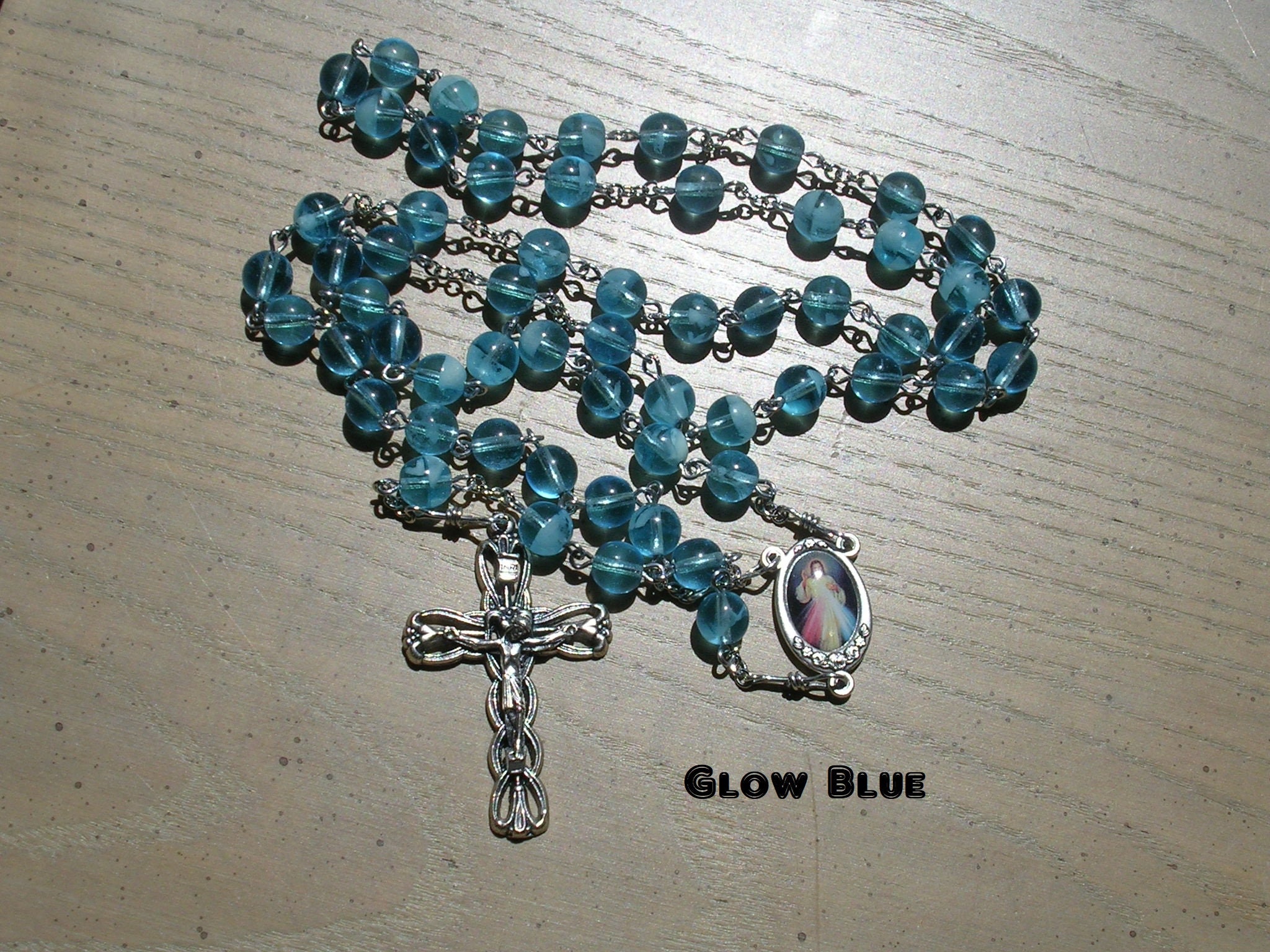 Glow in the Dark Rosary Beads Etsy