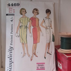 Vintage 1960s Dress Pattern