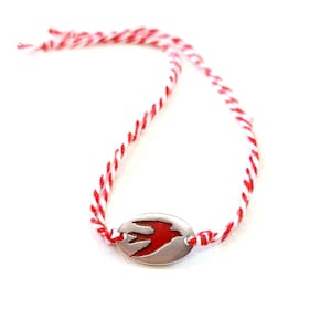 Greek Martaki March Spring Bracelet, Red String Bracelet
