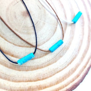 Turquoise Choker Necklace, Beaded Choker, NAtural Turquoise Stone Choker, Gemstone Necklace,Cheap Gift,Boho