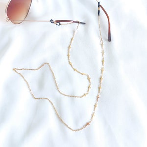 Cross Gold Glasses Chain: Stainless Steel Eyewear Holder