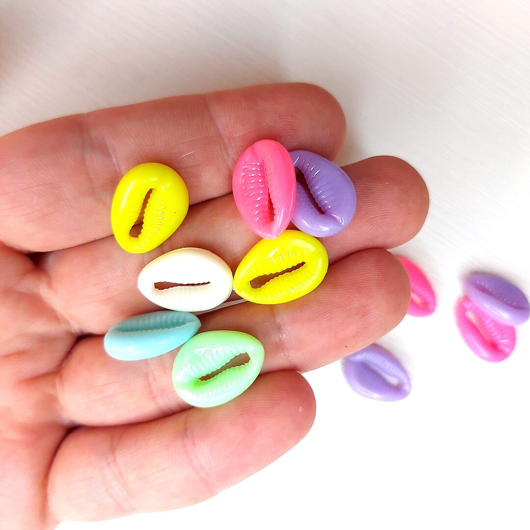 Cowrie Shells, Acrylic Cowrie Shells for Jewelry Making, Craft Supplies ...