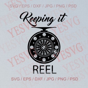Fly Fishing SVG, Fishing Reel Svg, Fly Fishing Reel Clipart, Cut