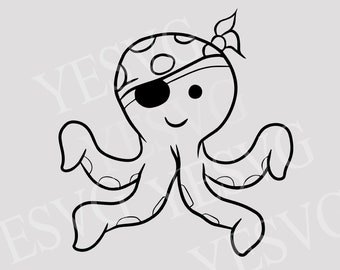 Download Free Cute Octopus Svg Etsy SVG Cut Files