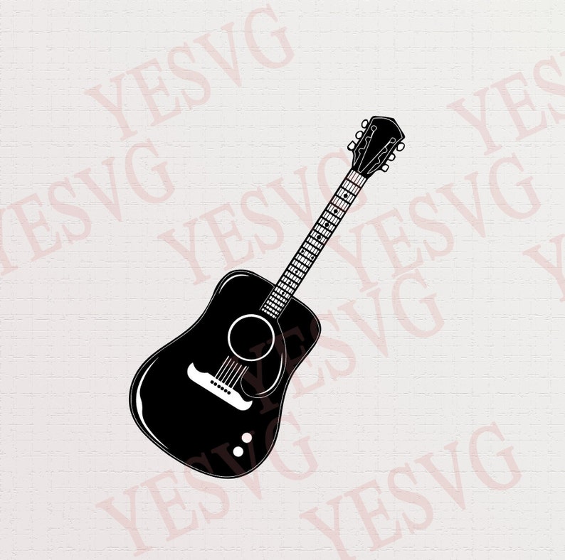 Steel Guitar SVG Guitar Clipart Cut Files for Circut Etsy