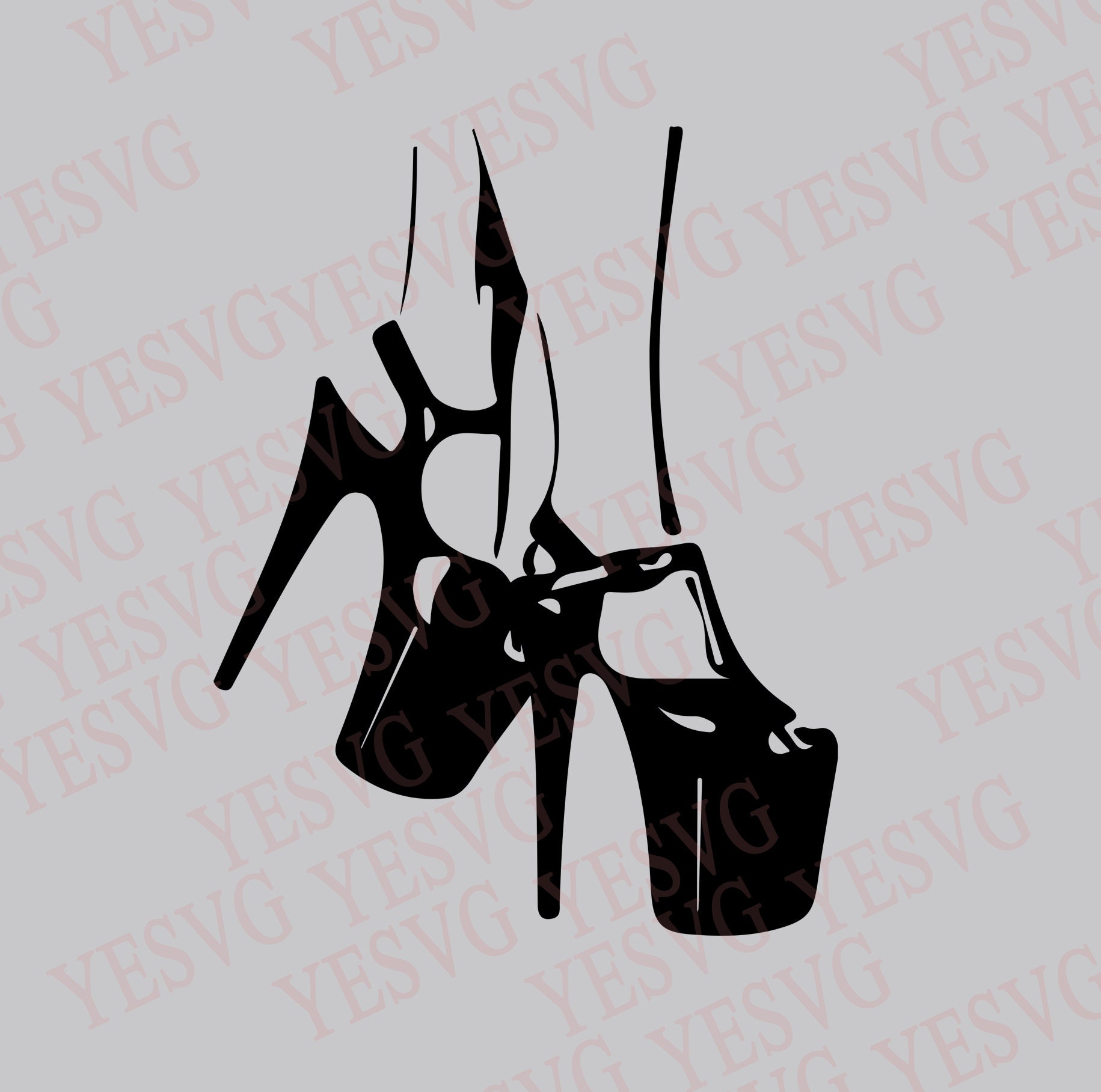 15 Clipart High Heel Shoes 1 Images, Stock Photos, 3D objects, & Vectors