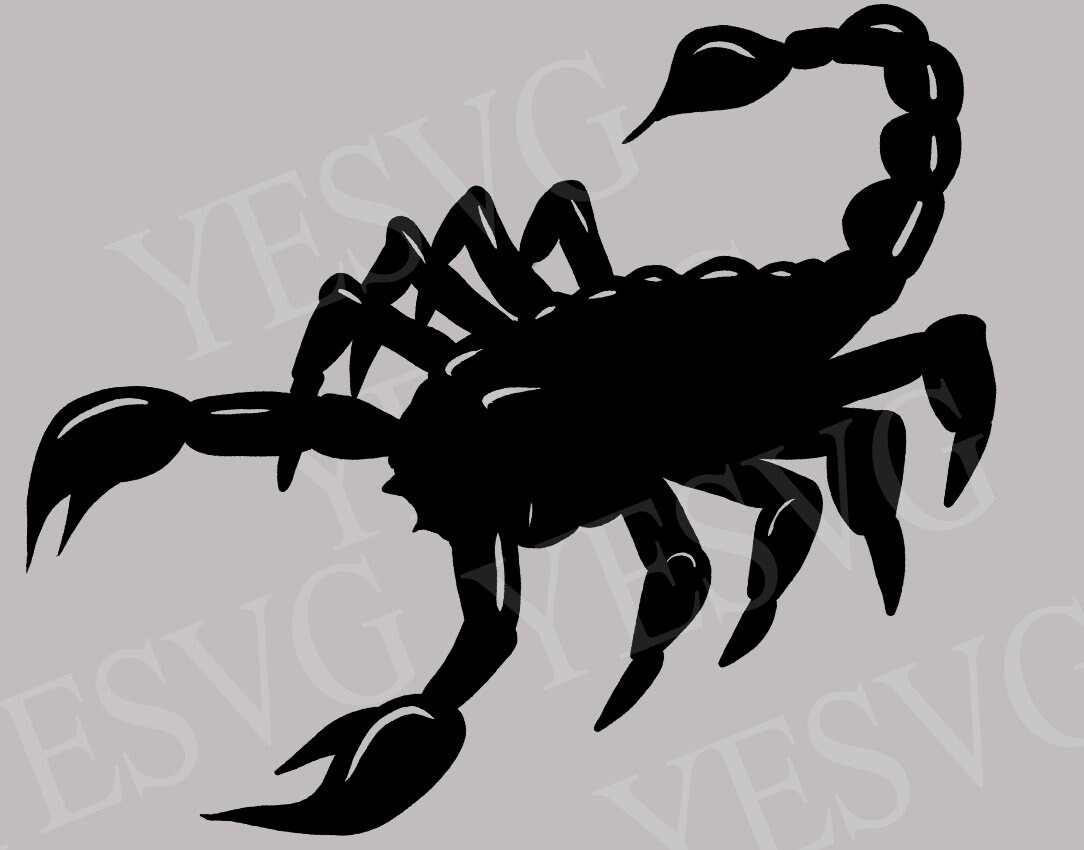 Astrology Clipart-astrology sign scorpio silhouette clipart 6227