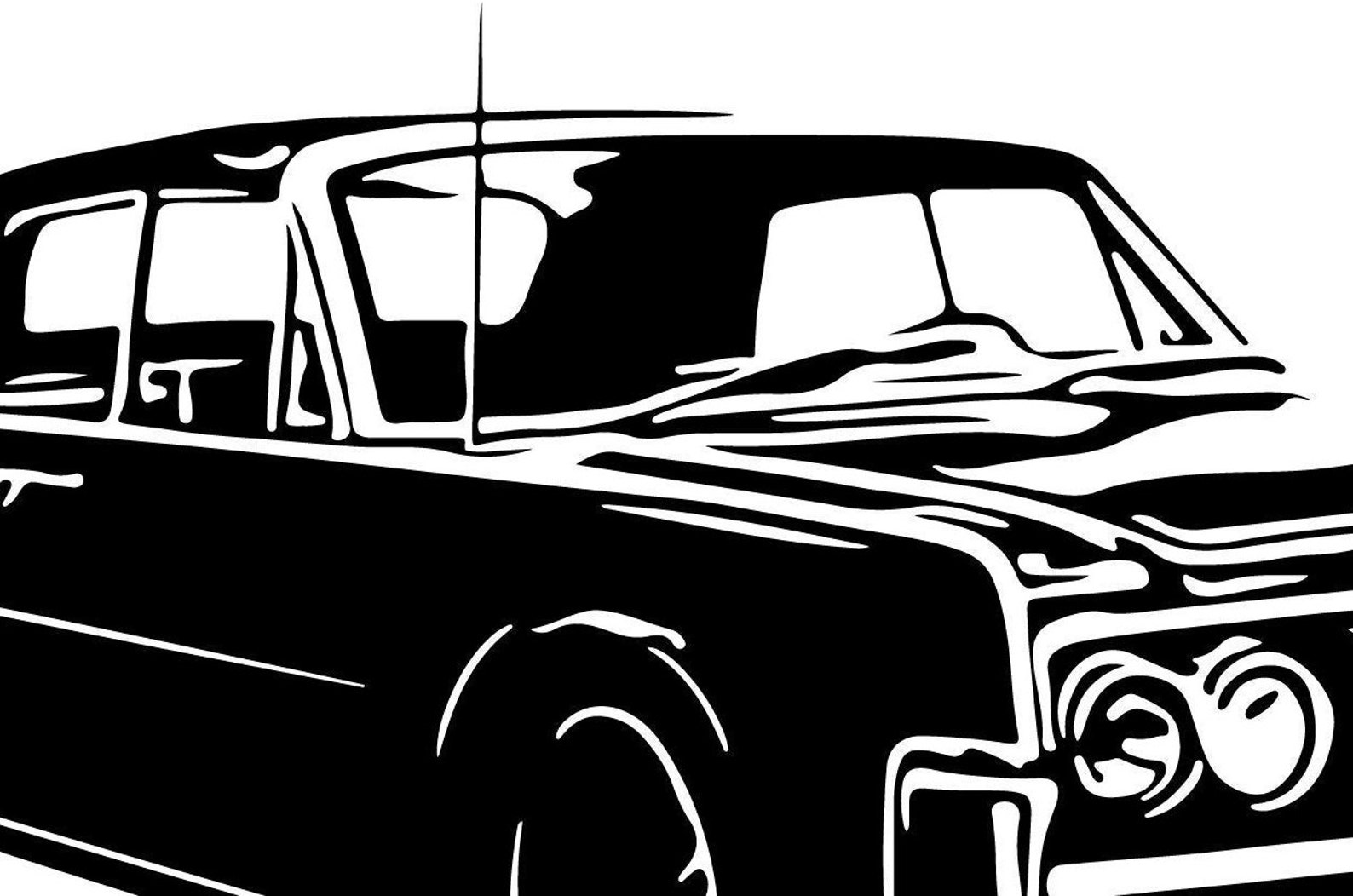 Lincoln Continental 1964 64 Classic Car SVG Black Iconic - Etsy