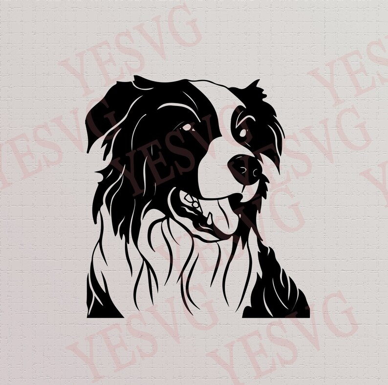 Download Collie dog Border collie sheep dog SVG file Dog svg for | Etsy