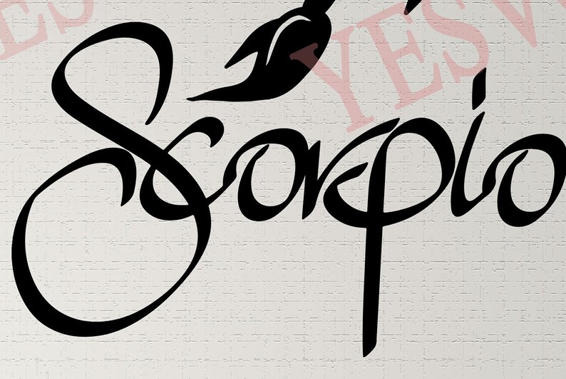 Scorpio SVG File Scorpion Clipart Astrology Cut File for - Etsy