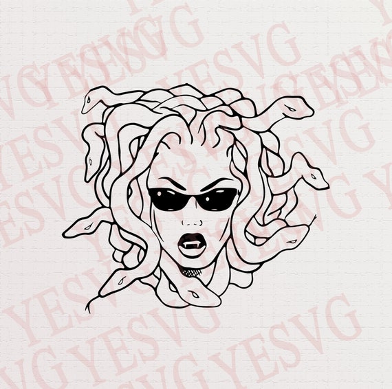 Woman with snake hair | Sticker