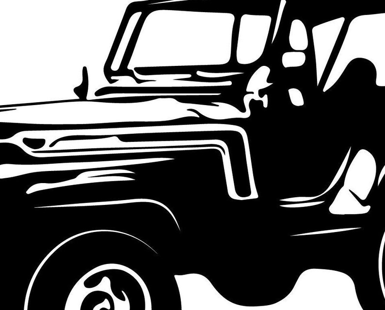 Download Jeep Hair T-shirt sticker SVG Wrangler Off-road Jeeps Girl | Etsy