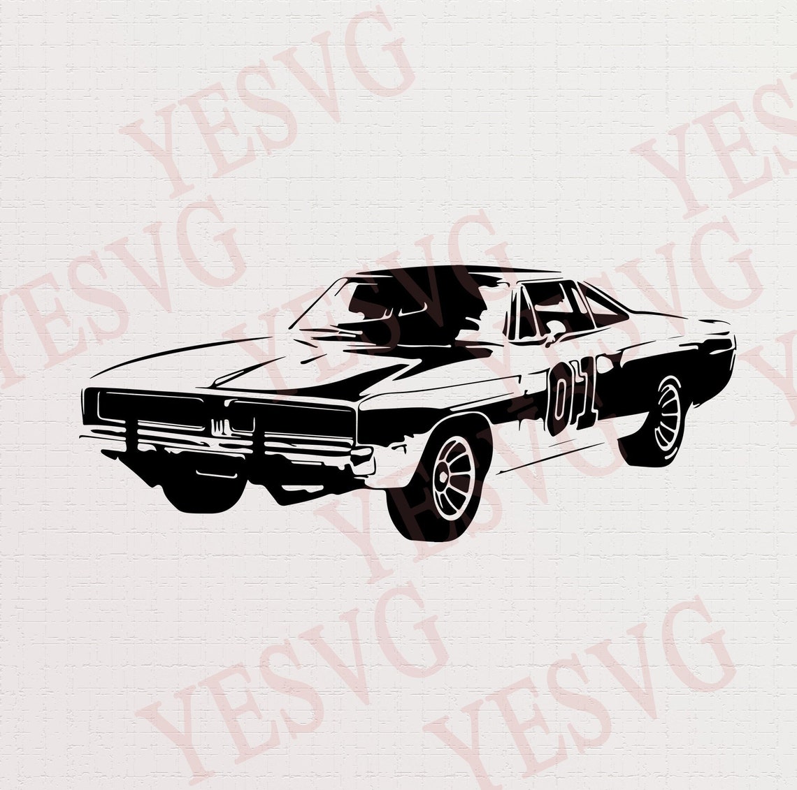 Dodge Charger Svg Muscle Car Svg Charger Car Svg 68 Charger Etsy