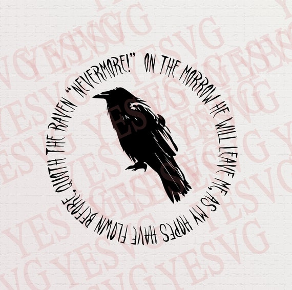 Download Edgar Allen Poe Raven Svg File