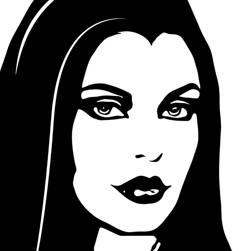 Goth Woman Svg File Goth Face Svg Gothic Face Svg Gothic - Etsy Israel