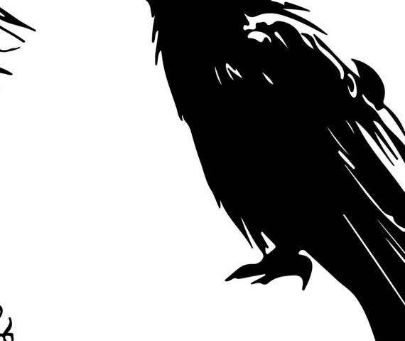 Buy Edgar Allen SVG, Raven Svg, Edgar Allen Poe Clipart, Raven Quote Svg,  Cut Files for Cricut, Gothic Horror Bird Silhouette, Png Dxf Eps, Psd  Online in India - Etsy