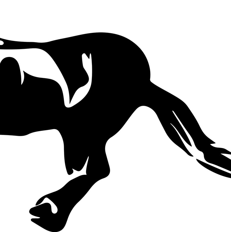 Galloping Horse SVG Race Horse Stallion Vector Gelding Etsy