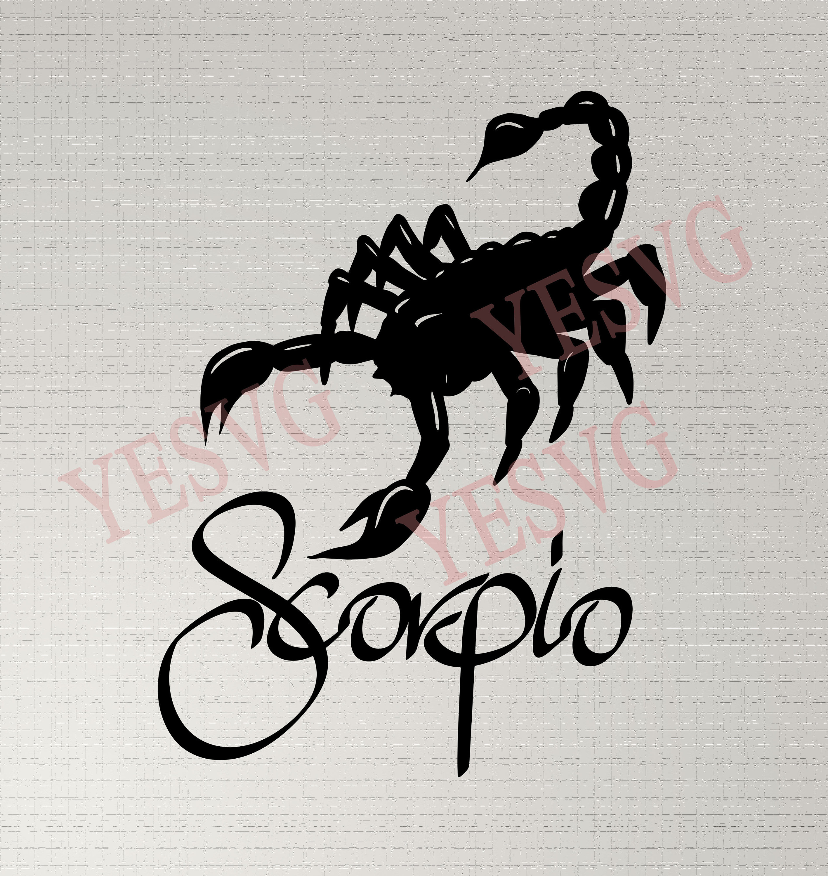 Astrology Clipart-astrology sign scorpio silhouette clipart 6227