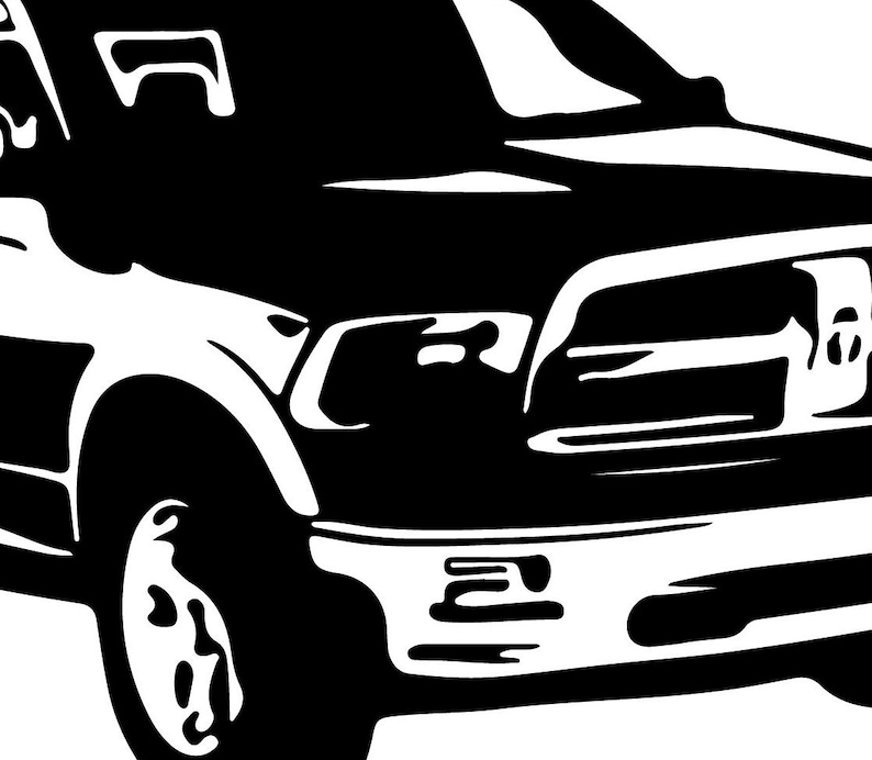 Download Dodge Ram SUV Truck SVG Pick-up Vector 4x4 Off Road 1500 | Etsy