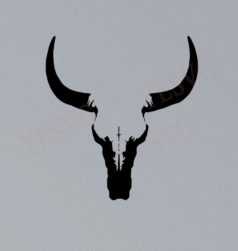 Download Steer SVG file Steer skull clipart Bull SVG Western SVG | Etsy
