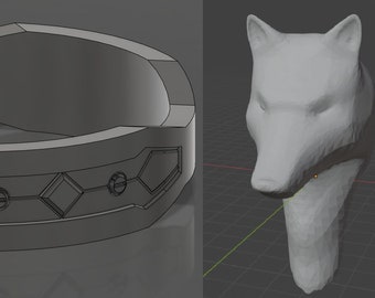 Apex Legends loba combo pack staff and bracelet STL files for 3D printing