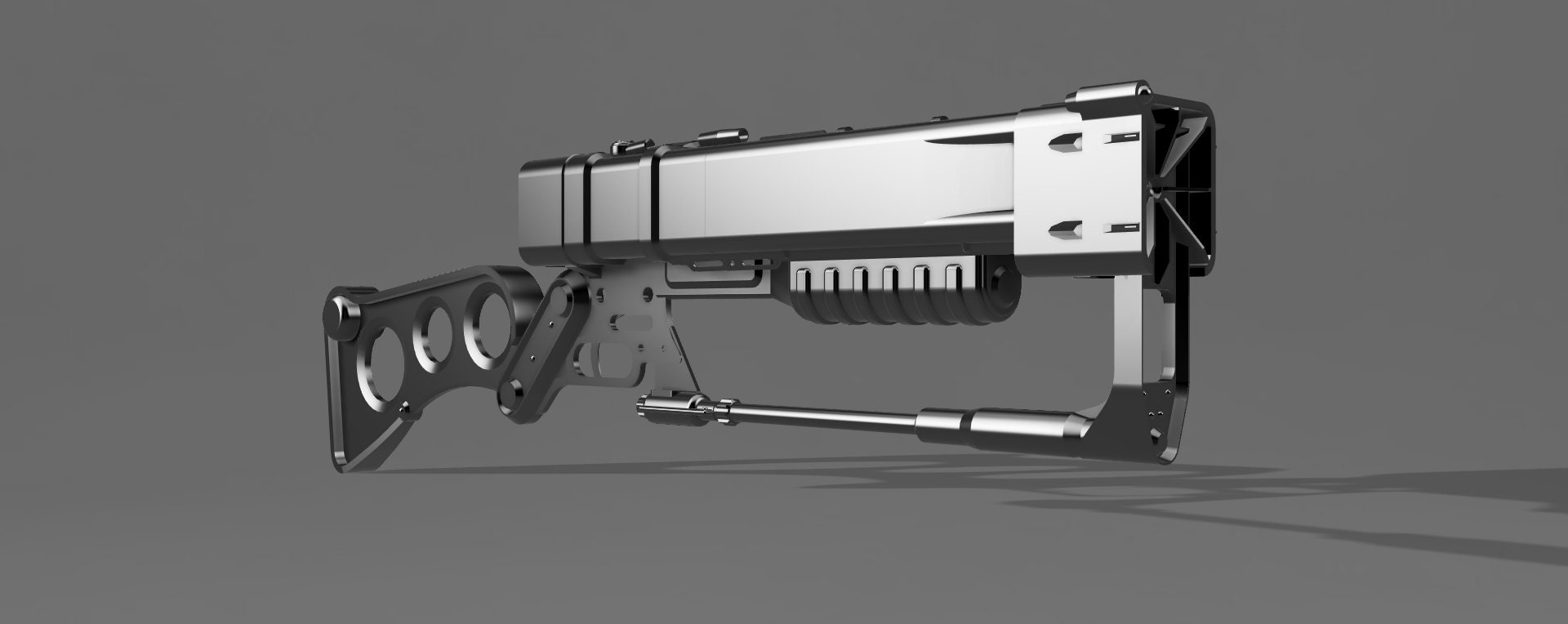 Fallout Laser Rifle STL File for 3D Printing Etsy