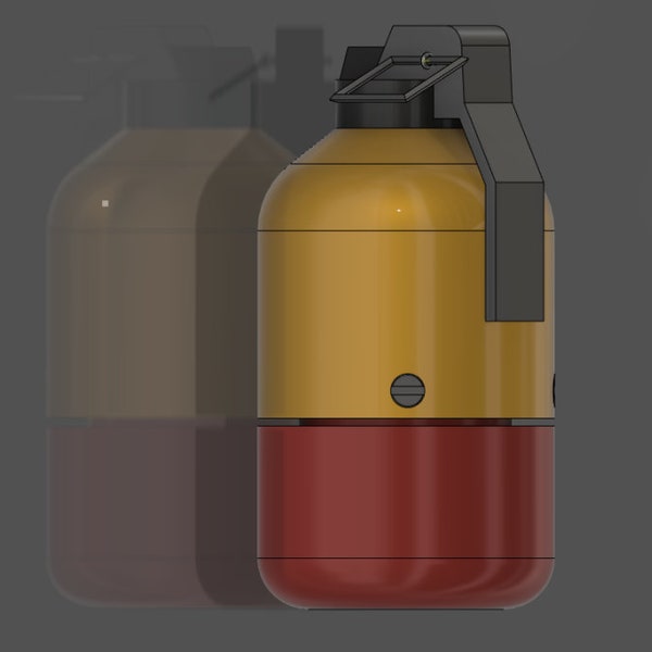 Apex Legends Caustic's nox gas grenade  STL file for 3D printing