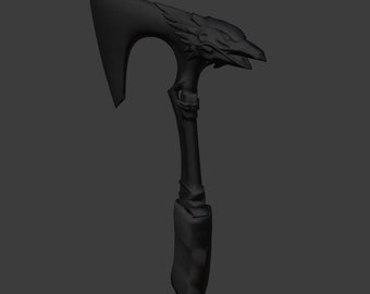 Apex Legends Bloudhound axe STL file for 3D printing