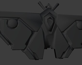Apex Legends Seer moth charm STL file for 3D printing