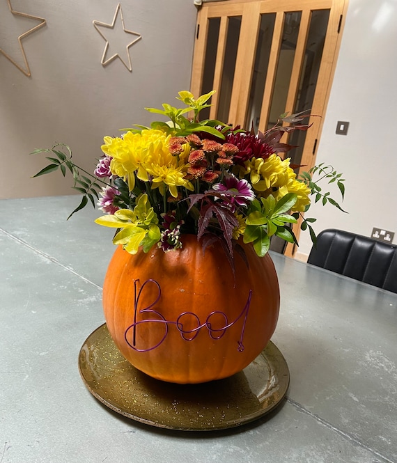 Boo Halloween Word for Pumpkin Decoration Etsy UK