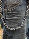 Stainless Nut Wallet Chain