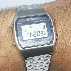 Vintage Seiko A914-5010 LCD Digital Watch Made in 1984 - Etsy UK