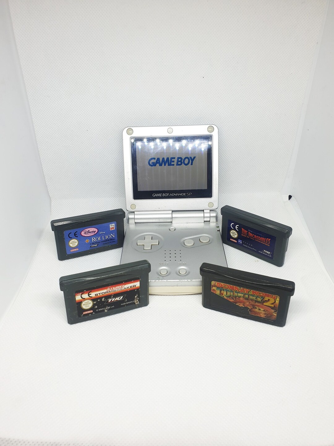 Nintendo Switch GAMEBOY ADVANCE SP   MODEL NO.AGS-001 Nintendo GameBoy Advance SP AGS-001 Limited Edition Platinum