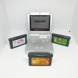 ゲームボーイアドバンス SP GBA SP パールホワイト IPS 外装交換