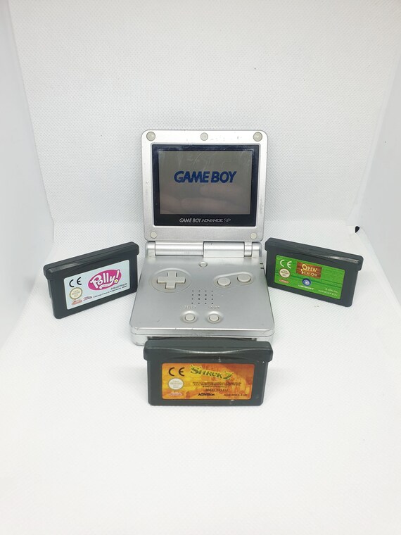 Vintage Nintendo Gameboy Advance SP AGS-002 - Gray - Etsy