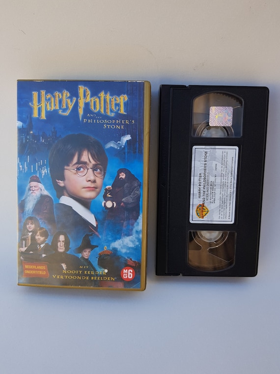Vintage VHS Tape Harry Potter and the Philosopher's Stone Etsy