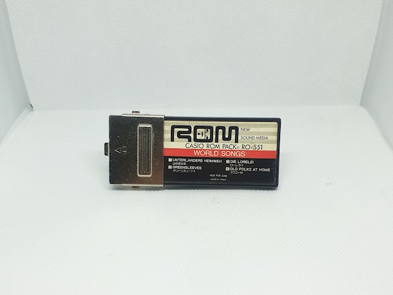 Vintage Casio Rom Pack RO-551 - Etsy