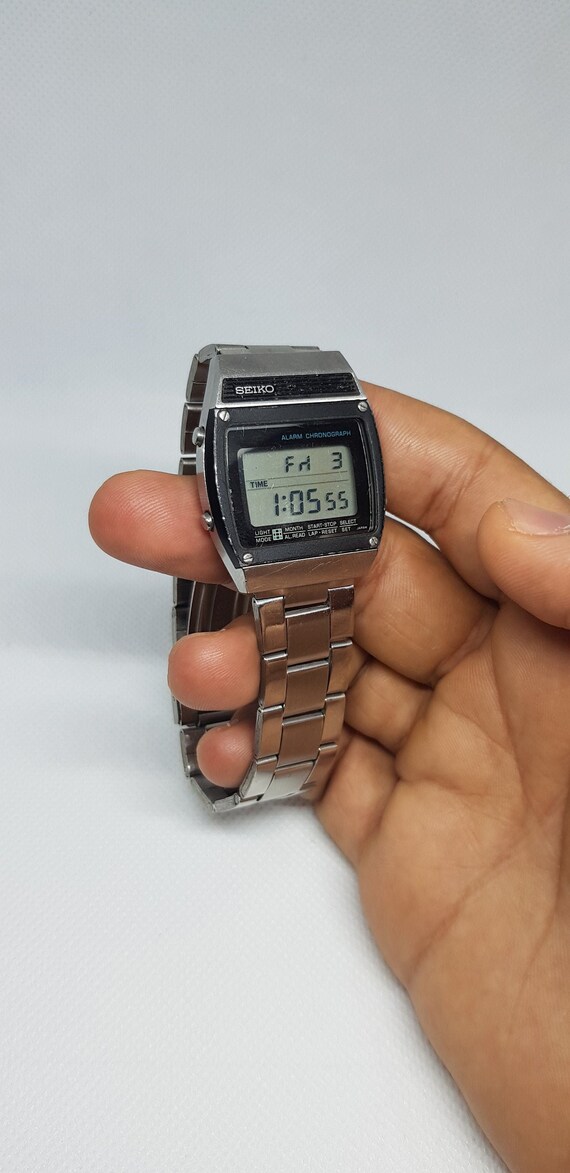 Rare Vintage Seiko A359-4010 Alarm Chronograph LCD 1979 | Etsy New Zealand