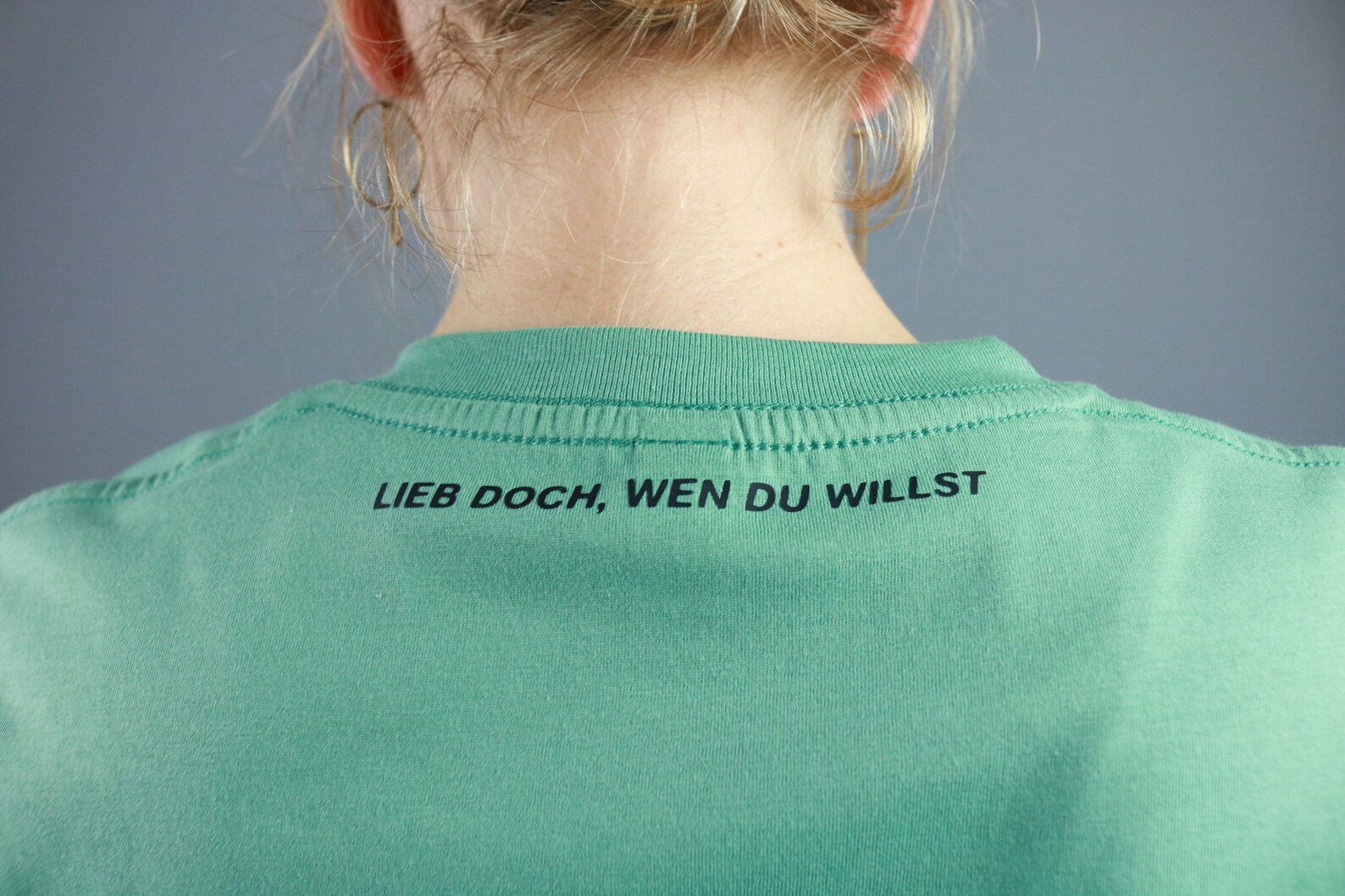 TShirt, UNISEX, LOVER, Lieb doch wen du willst, grün, Regenbogen