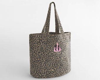 Leo tote bag, RIOT - don't quite, Feminism design, Shopper, animal print