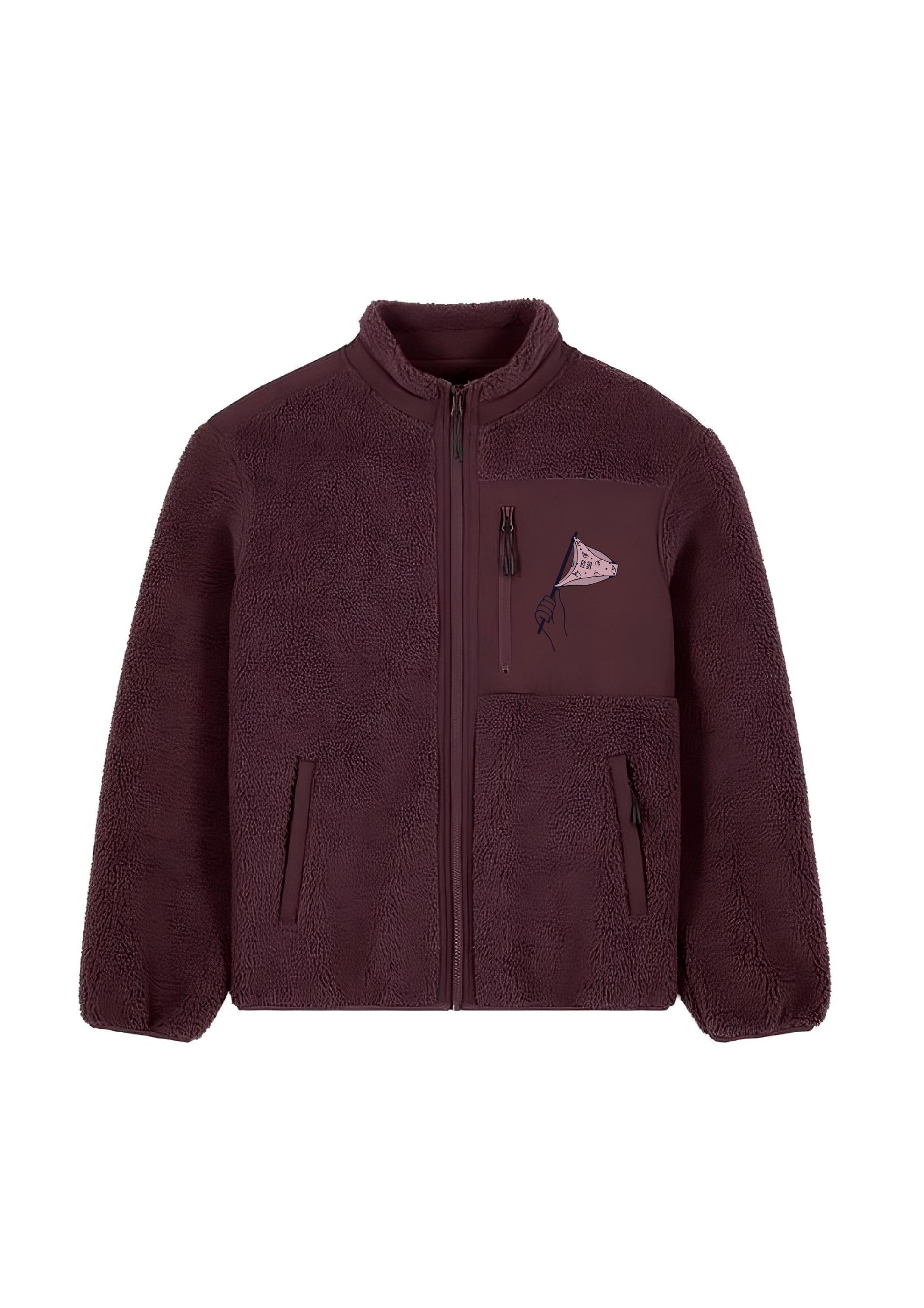 Teddy printed jacket