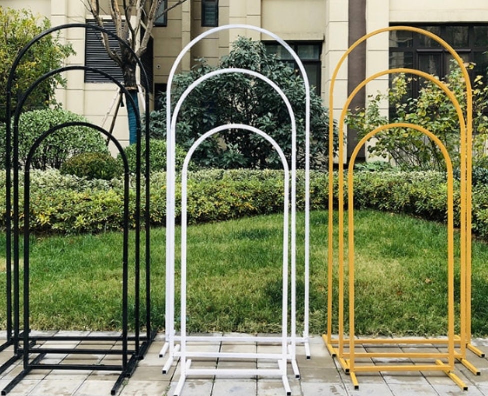 Wedding arch Backdrop stand Wedding arch frame Metal arch Etsy