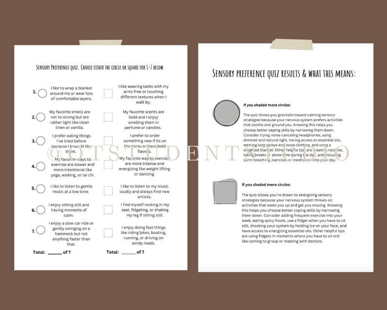 Sensory Intervention Ideas Therapy Session Handouts Sensory Regulation Worksheets Occupational Therapy Interventions Social Work Child Life Specialist Paraprofessional OT Ideas Pediatric Session Ideas Teacher Education Worksheets Teens Adults