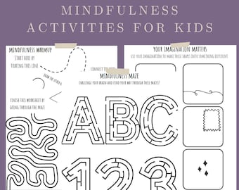 Mindfulness For Kids, Fine Motor Activity, Autism Acitvity Ideas, Activities for Kids, Fine Motor Worksheets, Mindfulness Activity, Mindful